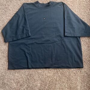Yeezy Dark Blue Short Sleeve Tee
